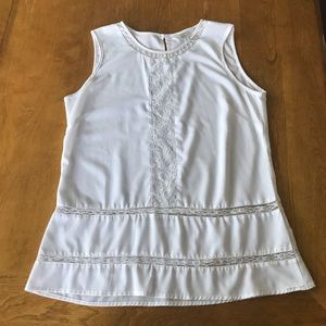 Charming Charlie’s White Lace Tank